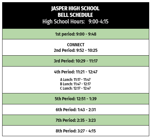 bell schedule